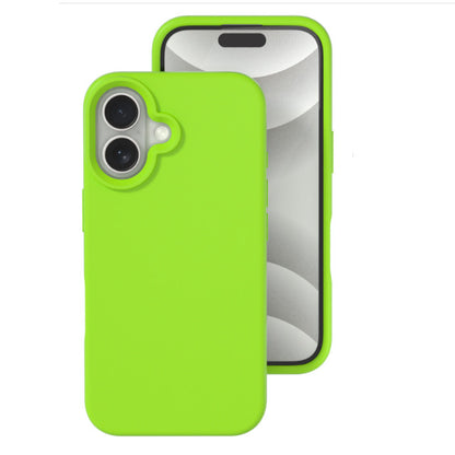Microfiber Silicone Case for iPhone 16 Plus