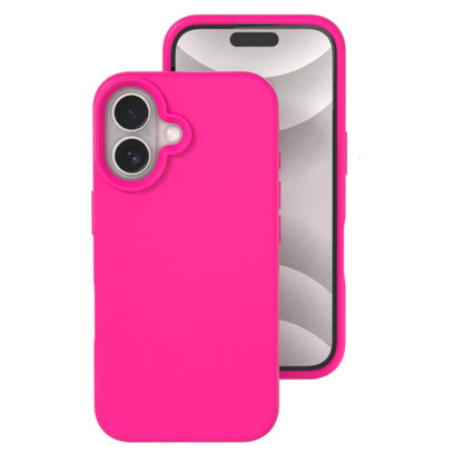 Microfiber Silicone Case for iPhone 16 Plus