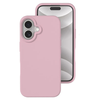 Microfiber Silicone Case for iPhone 16 Plus