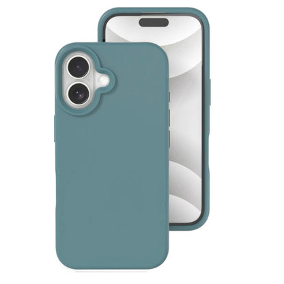 Microfiber Silicone Case for iPhone 16 Plus
