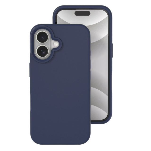 Microfiber Silicone Case for iPhone 16 Plus