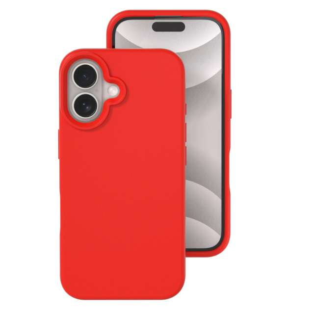 Microfiber Silicone Case for iPhone 16 Plus