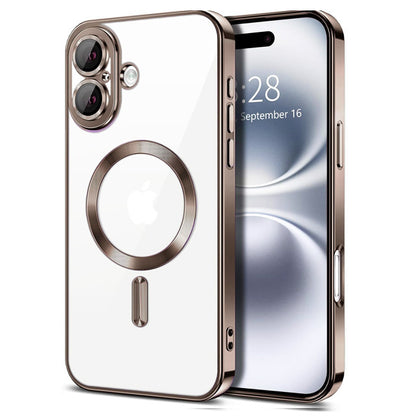 Magnetic Chrome TPU Camera Cover for iPhone 17