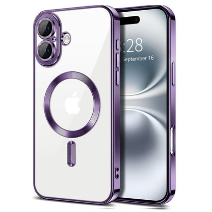 Magnetic Chrome TPU Camera Cover for iPhone 17