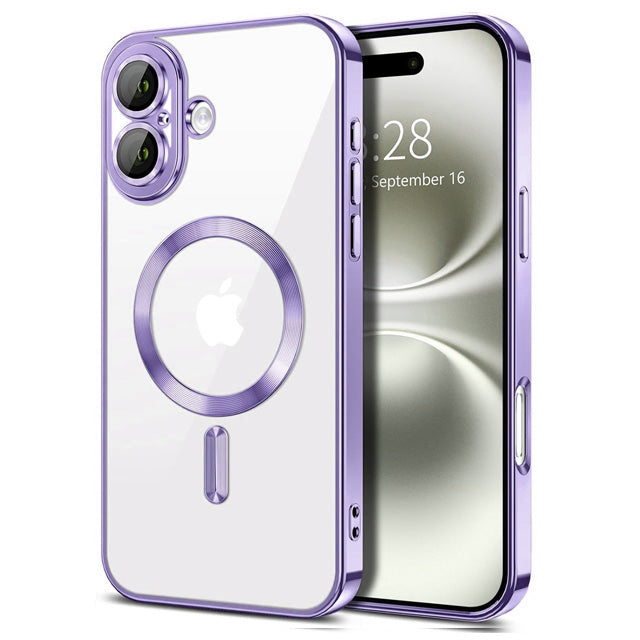 Magnetic Chrome TPU Camera Cover for iPhone 17