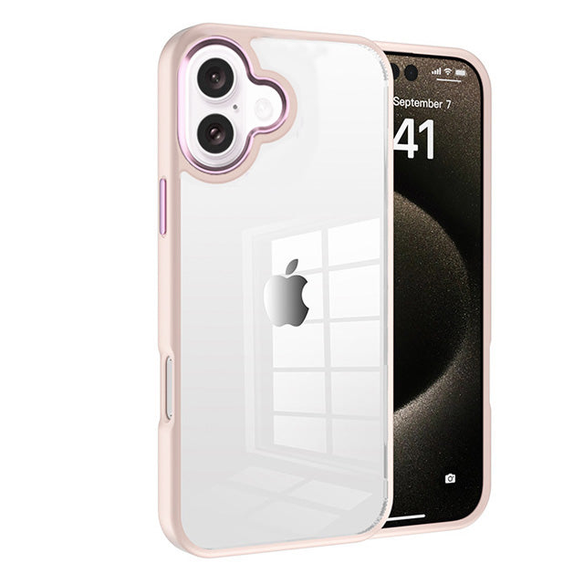 MT Series Clear PC TPU Case for iPhone 16