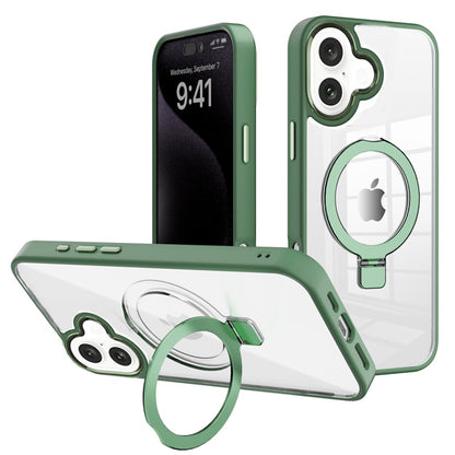 MT Series Clear Magnetic Ringstand Case for iPhone 16