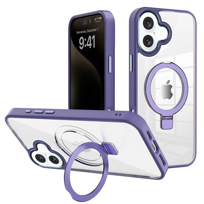 MT Series Clear Magnetic Ringstand Case for iPhone 16