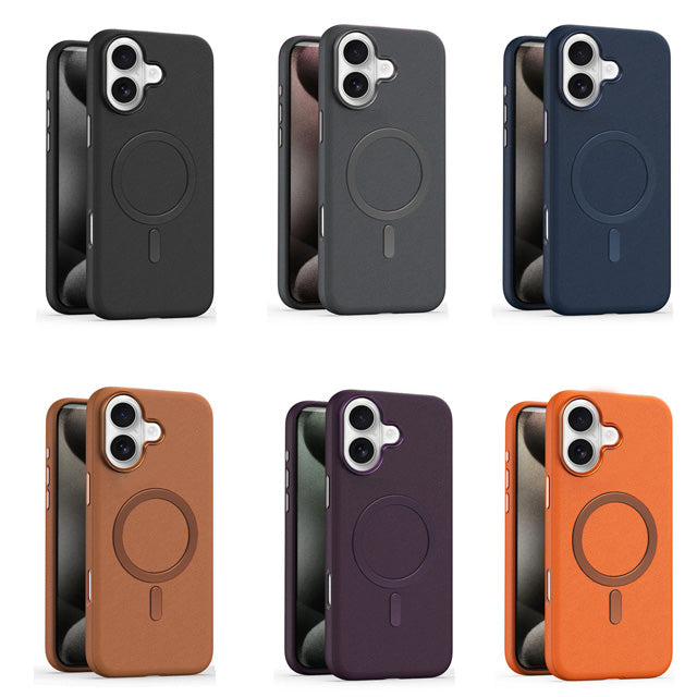 L3 Magnetic PU Leather Case for iPhone 16
