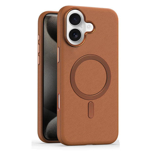 L3 Magnetic PU Leather Case for iPhone 16