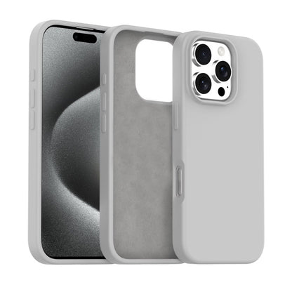Microfiber Silicone Case for iPhone 16 Pro