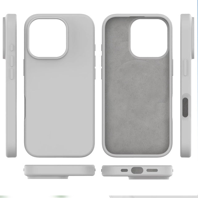 Microfiber Silicone Case for iPhone 16 Pro