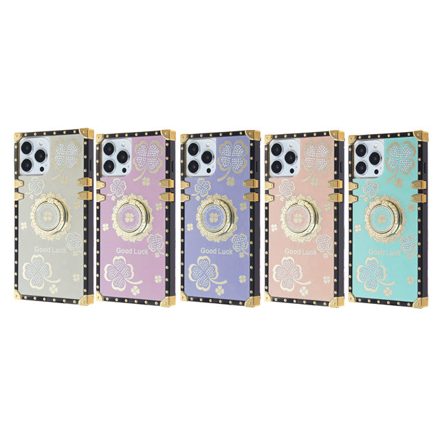 Clover Design Ringstand Case for iPhone 16 Pro Max