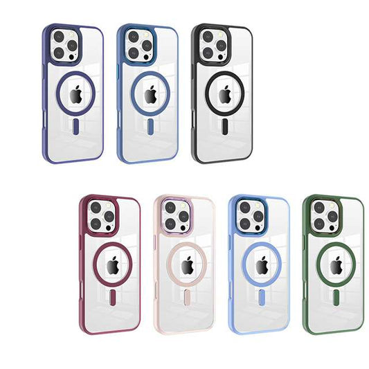 MT Series Clear Magnetic Case for iPhone 16 Pro