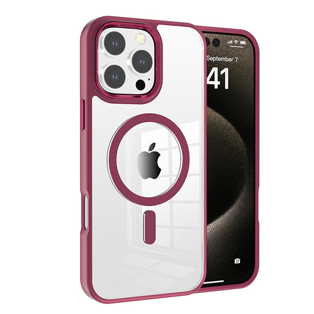 MT Series Clear Magnetic Case for iPhone 16 Pro