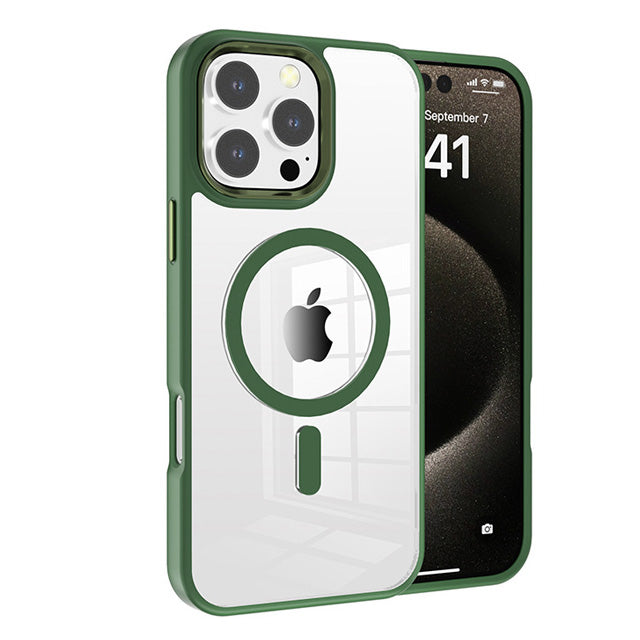 MT Series Clear Magnetic Case for iPhone 16 Pro