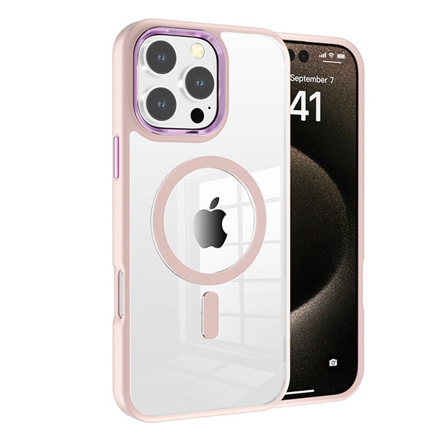 MT Series Clear Magnetic Case for iPhone 16 Pro