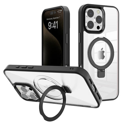 MT Series Clear Magnetic Ringstand Case for iPhone 16 Pro Max