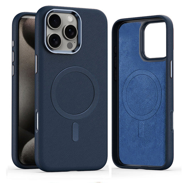 L3 Magnetic PU Leather Case for iPhone 16 Pro Max