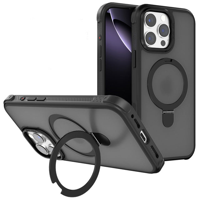 Hidden Magnetic Stand Case for iPhone 16 Pro Max