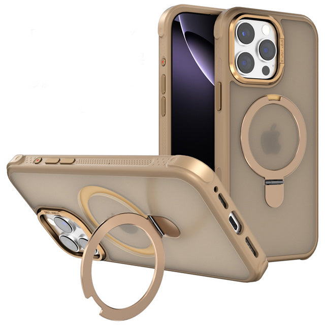 Hidden Magnetic Stand Case for iPhone 16 Pro Max