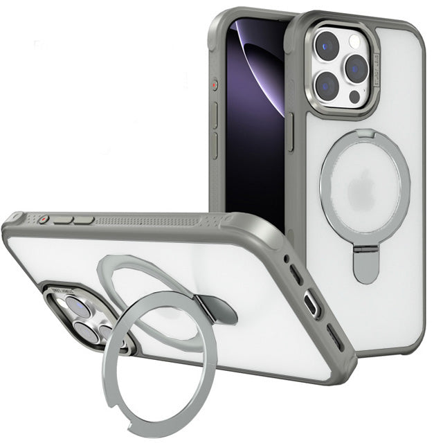 Hidden Magnetic Stand Case for iPhone 16 Pro Max