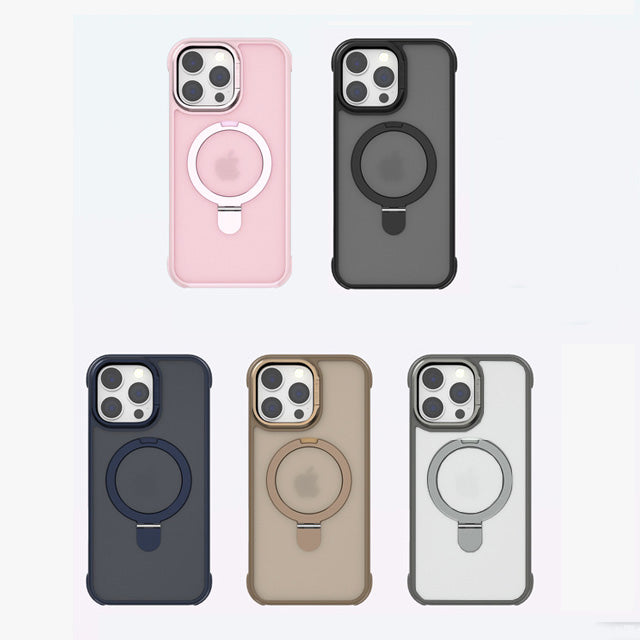 Hidden Magnetic Stand Case for iPhone 16 Pro Max