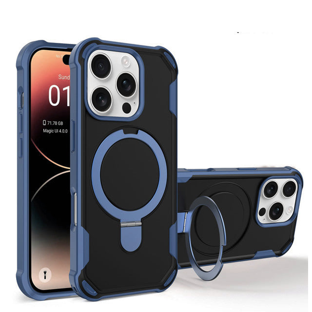 Protective Magnetic Stand Case for iPhone 16 Pro Max