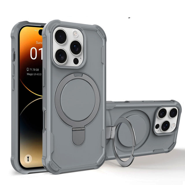 Protective Magnetic Stand Case for iPhone 16 Pro Max