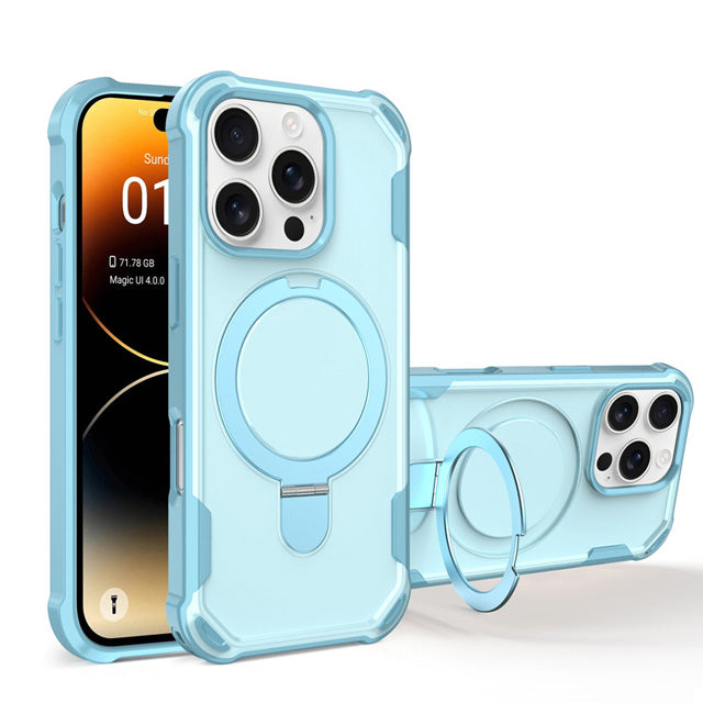 Protective Magnetic Stand Case for iPhone 16 Pro Max