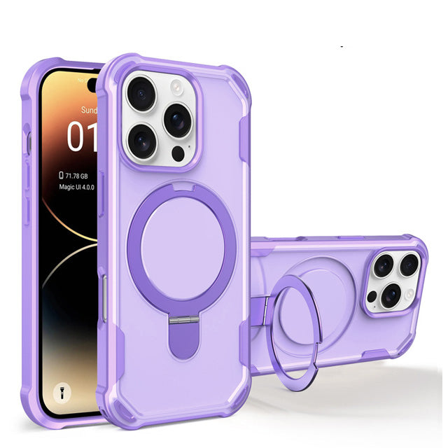 Protective Magnetic Stand Case for iPhone 16 Pro Max