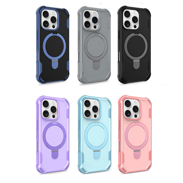 Protective Magnetic Stand Case for iPhone 16 Pro Max