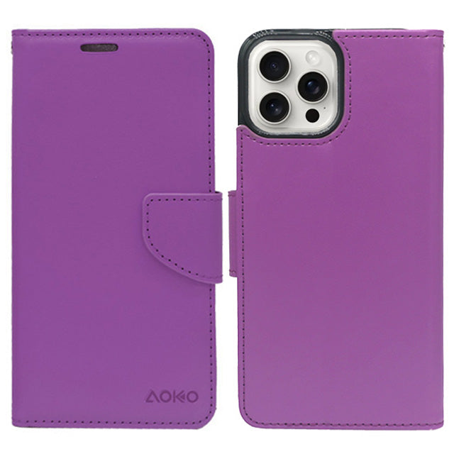 AOKO Wallet Case for iPhone 16 Pro Max