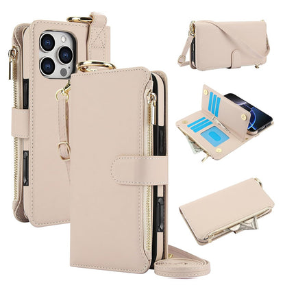 Crossbody Handle Wallet Case for iPhone 16 Pro Max