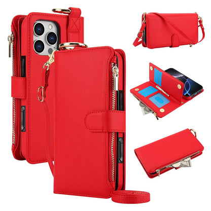 Crossbody Handle Wallet Case for iPhone 16 Pro Max