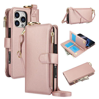 Crossbody Handle Wallet Case for iPhone 16 Pro Max