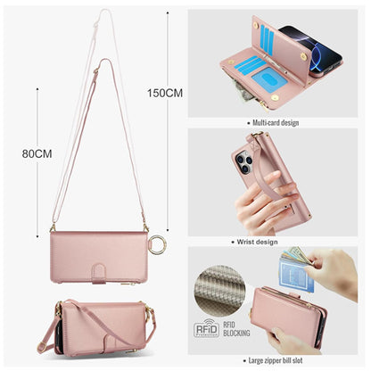 Crossbody Handle Wallet Case for iPhone 16 Pro Max
