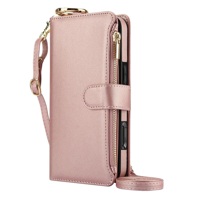 Crossbody Handle Wallet Case for iPhone 16 Pro Max