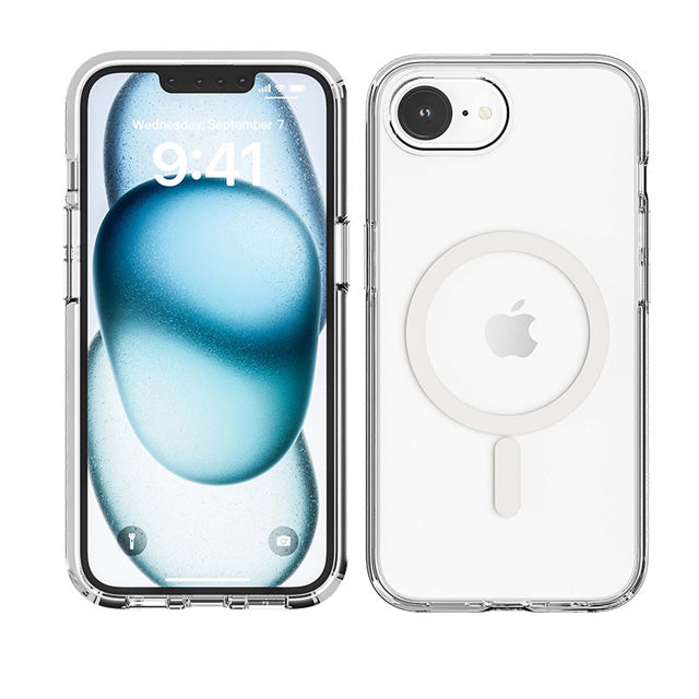 Clear Magnetic Hard Case for iPhone 16e