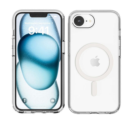 Clear Magnetic Hard Case for iPhone 16e