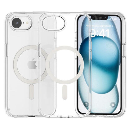 Clear Magnetic Hard Case for iPhone 16e