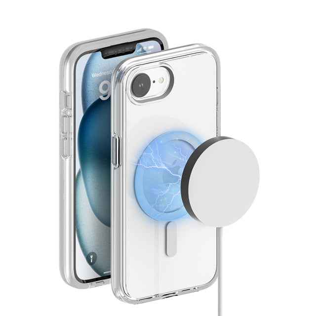 Clear Magnetic Hard Case for iPhone 16e