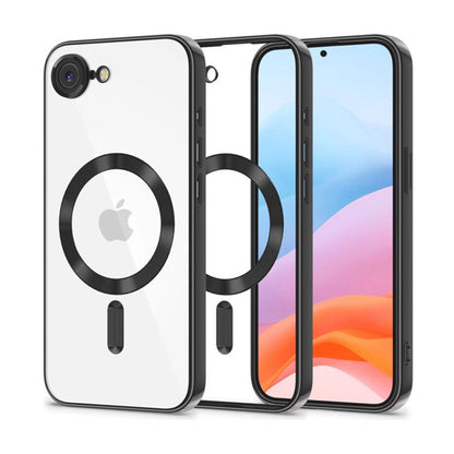 Magnetic Chrome TPU Camera Cover Case for iPhone 17e
