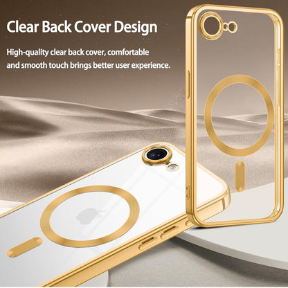 Magnetic Chrome TPU Camera Cover Case for iPhone 17e