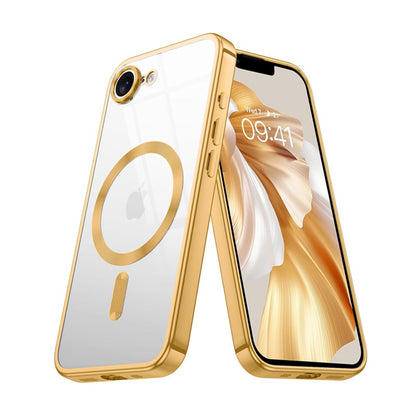 Magnetic Chrome TPU Camera Cover Case for iPhone 17e
