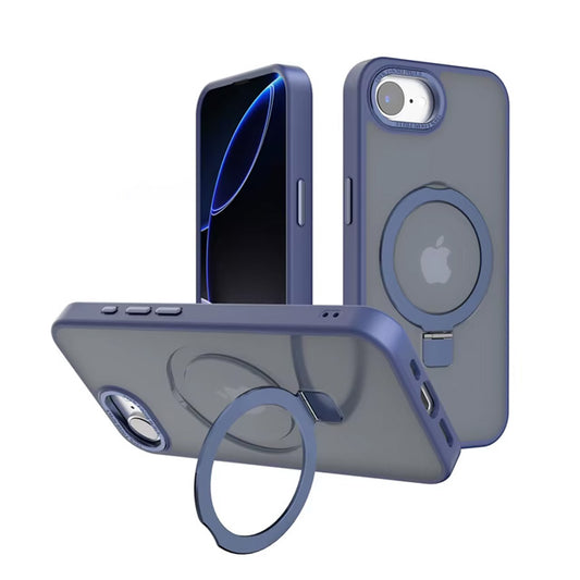MT series Matte Magnetic Ring Stand Case for iPhone 16e
