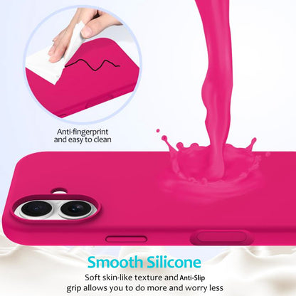 Microfiber Silicone Case for iPhone 17