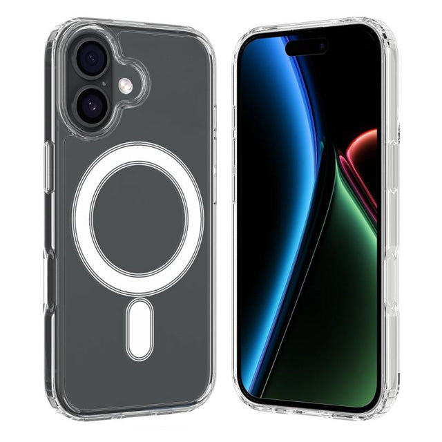 Clear Magnetic Hard Case for iPhone 17
