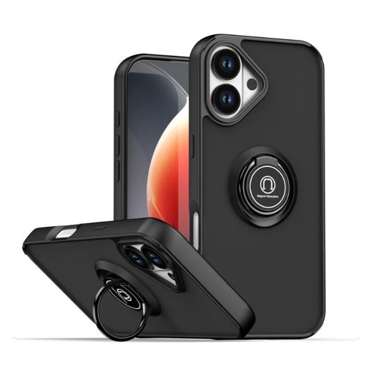 Matte PC TPU Ringstand Case for iPhone 17