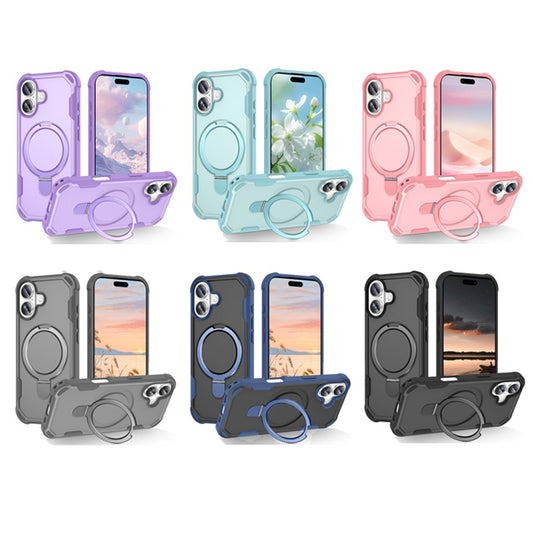 Protective Magnetic Stand Case for iPhone 17